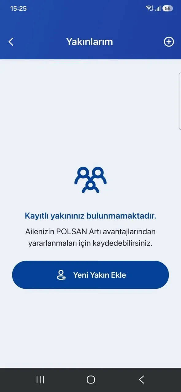 POLSAN Artı uygulaması, Yakınlarım ekranı